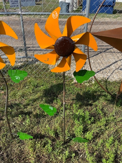 Sunflower Yard Art