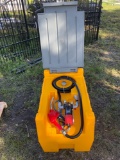 Fuel Tank w/ pump, hose and nozzle