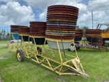 Off Road Grove Trailer with 38 Fruit Harvesting Tubs