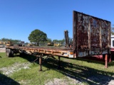 Comcar Industries 43FT T/A Flatbed trailer