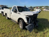 2014 Ford F-250 Service Truck Wrecked