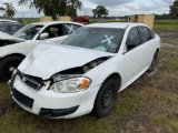 2014 Chevrolet Impala 4 Door Police Cruiser Wrecked
