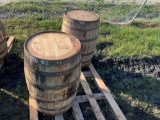 2 Whiskey Barrels