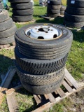4 Used Commercial Tires- Various Sizes