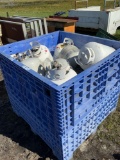 Crate of Propane Tanks - Various Sizes