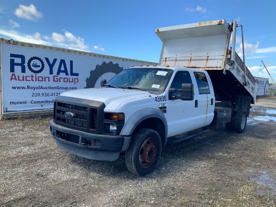 2008 Ford F-450 Crew Cab Dump Truck