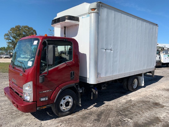 16 FT. 2014 Isuzu NPR-HD Carrier 30S Reefer Box Truck