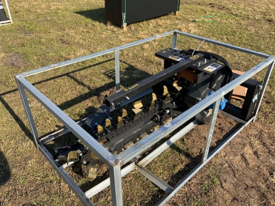 Unused 4FT Skid Steer Trencher