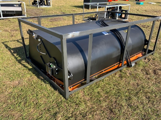 Unused 72in Skid Steer Boxbroom Sweeper Attachment