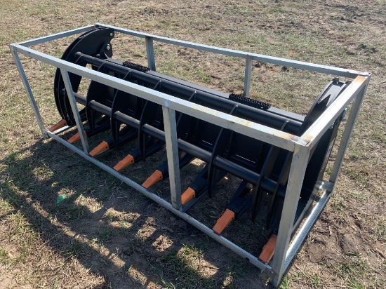 Unused Skid Steer Hydraulic Root Grapple Attachment