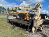 National 656 25,000lb Boom Crane on Flatbed Chassis