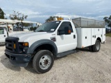 2009 Ford F-550 4x4 Service Crane Truck