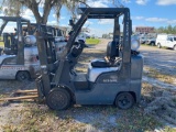 2011 Nissan 50 4,700LB Solid Tire Forklift