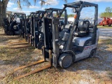 2011 Nissan 50 4,700LB Solid Tire Forklift