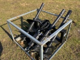 Unused Skid Steer Auger with 3 bits