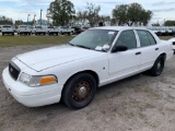 2011 Ford Crown Victoria 4 Door Police Cruiser