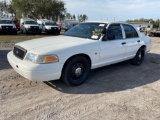 2011 Ford Crown Victoria 4 Door Police Cruiser