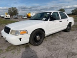 2008 Ford Crown Victoria 4 Door Police Cruiser