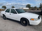 2010 Ford Crown Victoria 4 Door Police Cruiser