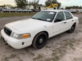 2008 Ford Crown Victoria 4 Door Police Cruiser