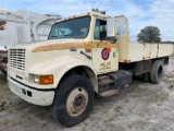 Flatbed Hauling Truck