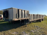 1993 Fontain Step Deck Trailer with Removable Cargo Panels