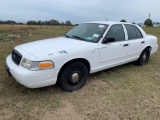 2007 Ford Crown Victoria 4 Door Police Cruiser