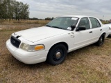 2007 Ford Crown Victoria 4 Door Police Cruiser