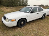 2007 Ford Crown Victoria 4 Door Police Cruiser