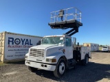 1999 International 4700 Scissor Lift Service Truck