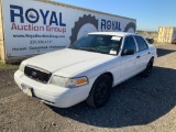 2011 Ford Crown Vic 4 Door Police Cruiser