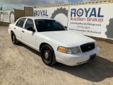 2011 Ford Crown Vic 4 Door Police Cruiser