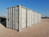 40 FT High Cube Four Multi Door Container