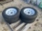 Four Unused ST205/75R15 Tires with Rims