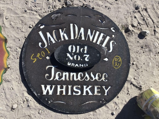 Jack Daniels Metal Sign Decor
