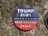 Trump 2020 Metal Sign Decor