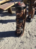 Wooden Totem Decor