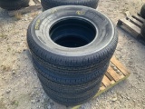 Four Unused ST225/75R15 Trailer Tires