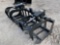 Unused 72in 2 Cylinder Root Grapple Skid Steer Attachment