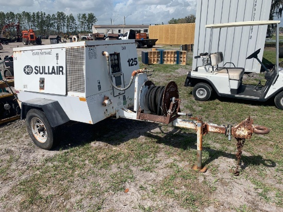 1995 Sullair 125 Tow Behind Air Compressor