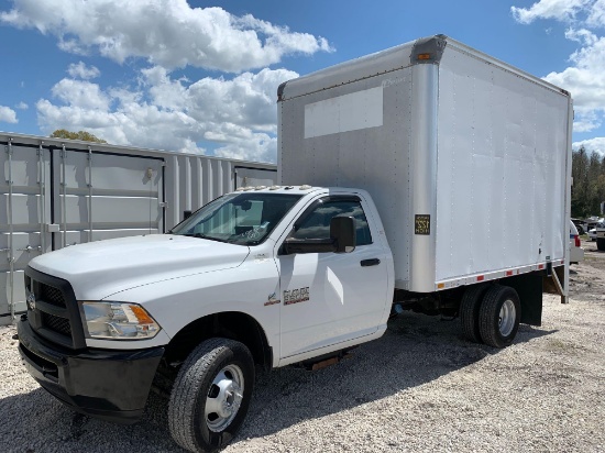 2015 Ram 3500 Loading Ramp Box Truck