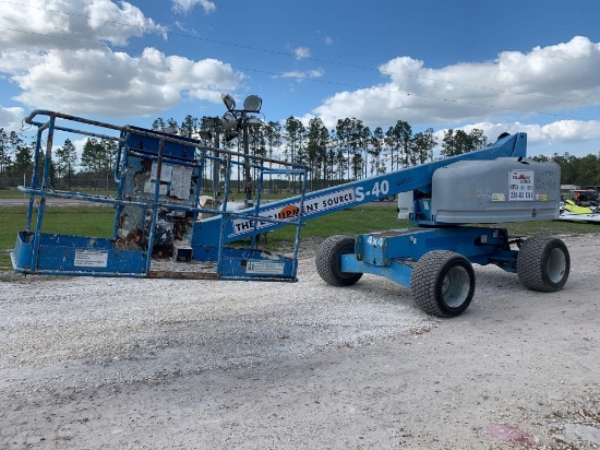 2008 Genie S-40 4x4 40ft Straight Boom Lift ManLift