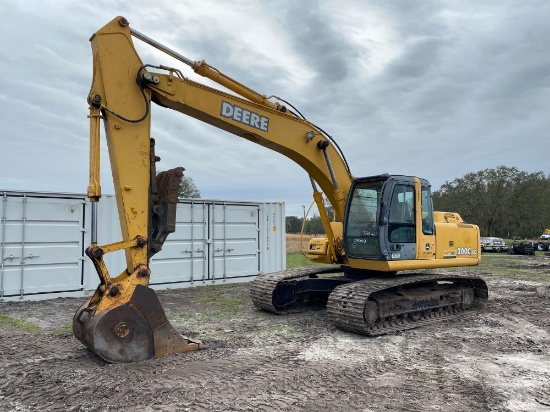 2007 John Deere 200C LC Hydraulic Excavator VIDEO