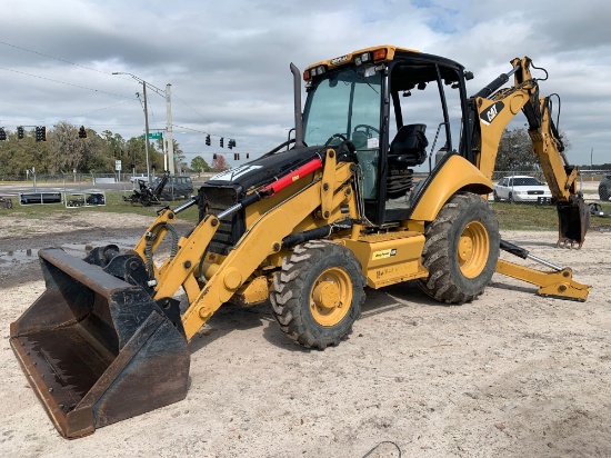 2011 Caterpillar 420E 4x4 Extendahoe Loader Backhoe