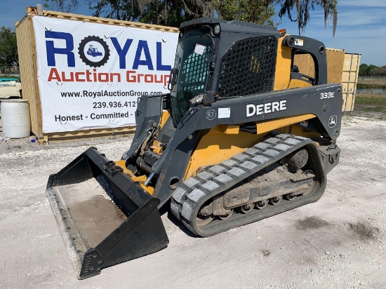 2014 John Deere 333E Skid Steer Track Loader