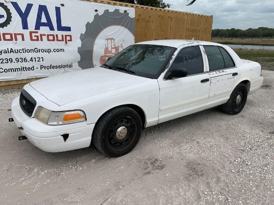2007 Ford Crown Victoria 4 Door Police Cruiser