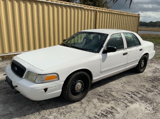 2008 Ford Crown Victoria 4 Door Police Cruiser