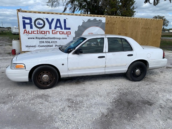 2011 Crown Victoria 4 Door Police Car