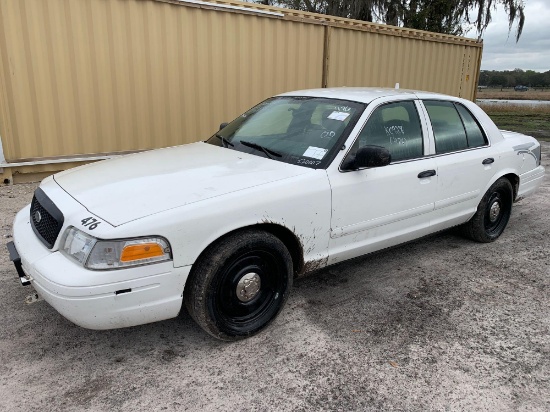 2008 Ford Crown Victoria 4 Door Police Cruiser