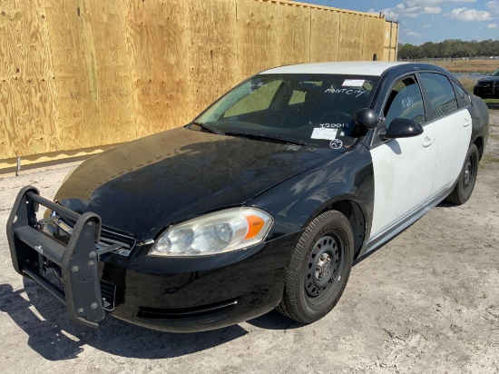 2010 Chevrolet Impala 4 Door Police Cruiser